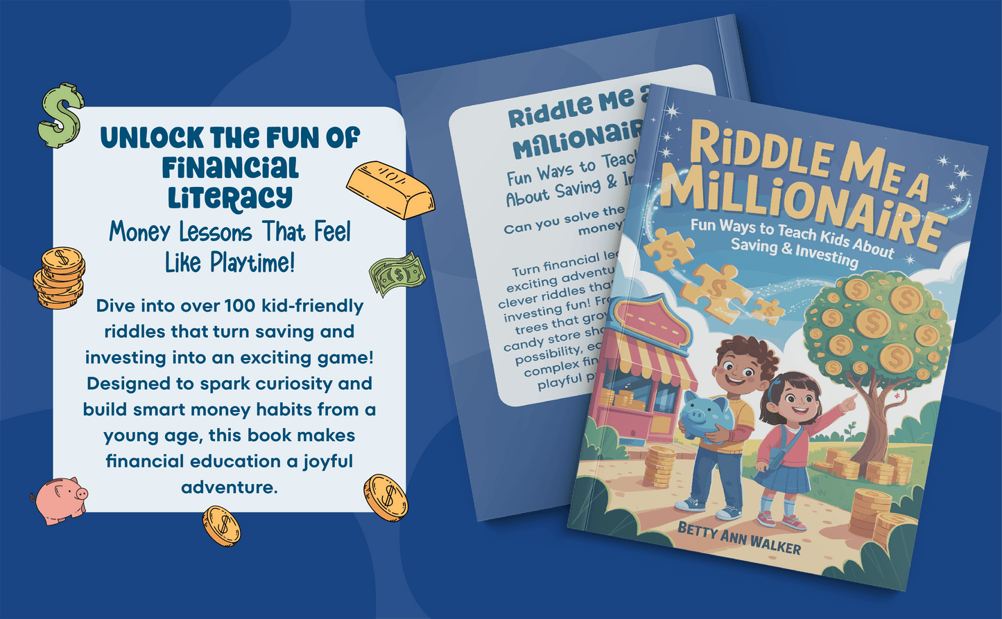 Riddle Me a Millionaire: 100 Fun Ways to Teach Kids About Saving & Investing | Interactive Financial Literacy Riddles for Ages 6-12 | E-Book