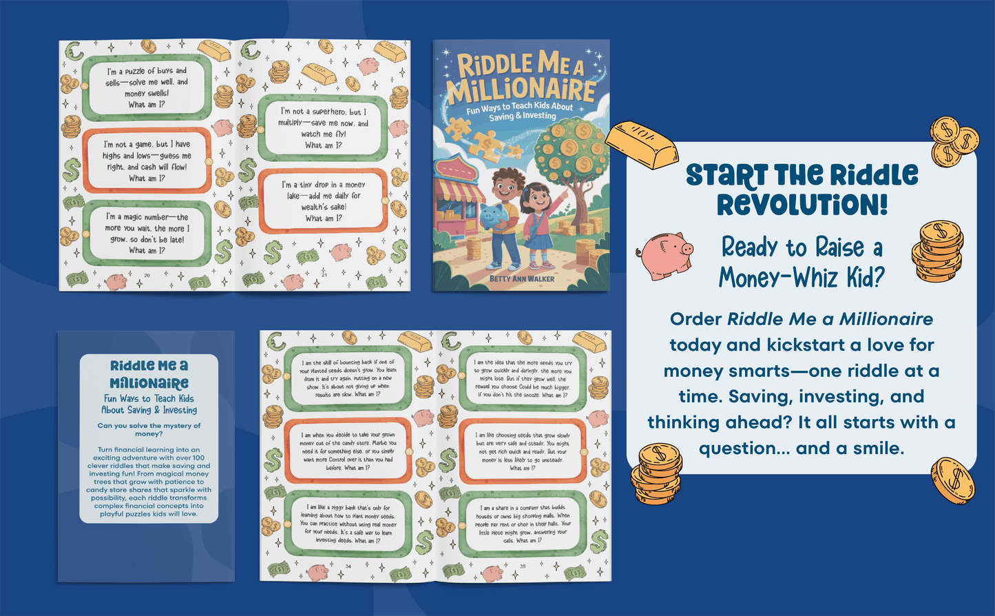 Riddle Me a Millionaire: 100 Fun Ways to Teach Kids About Saving & Investing | Interactive Financial Literacy Riddles for Ages 6-12 | E-Book