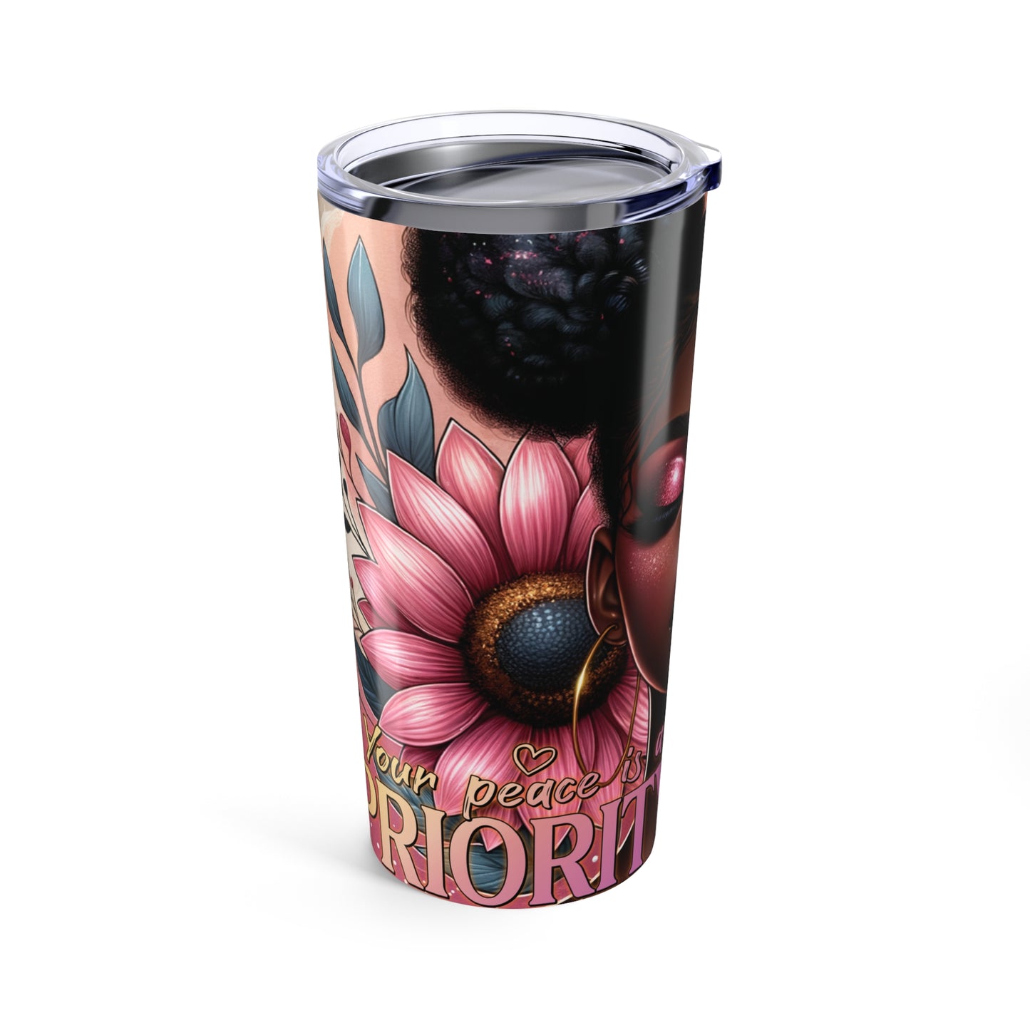 20oz Tumbler Positive Affirmation Black Woman