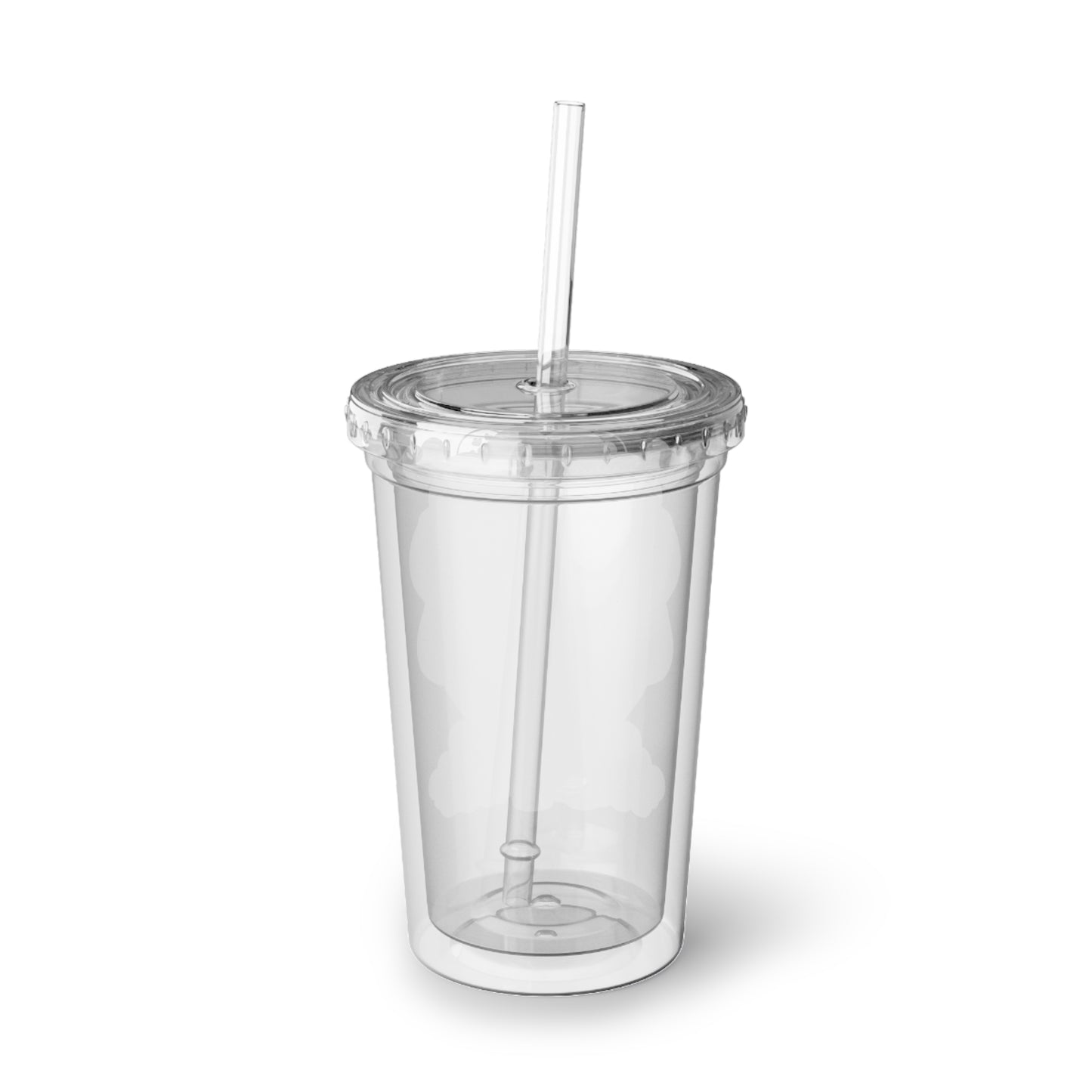 Cutesy Cozy Acrylic Cup with Sweet Design, Cute Travel Mug, Ideal Gift for Friends, Valentine's Day Drinkware, Fun Party Cup