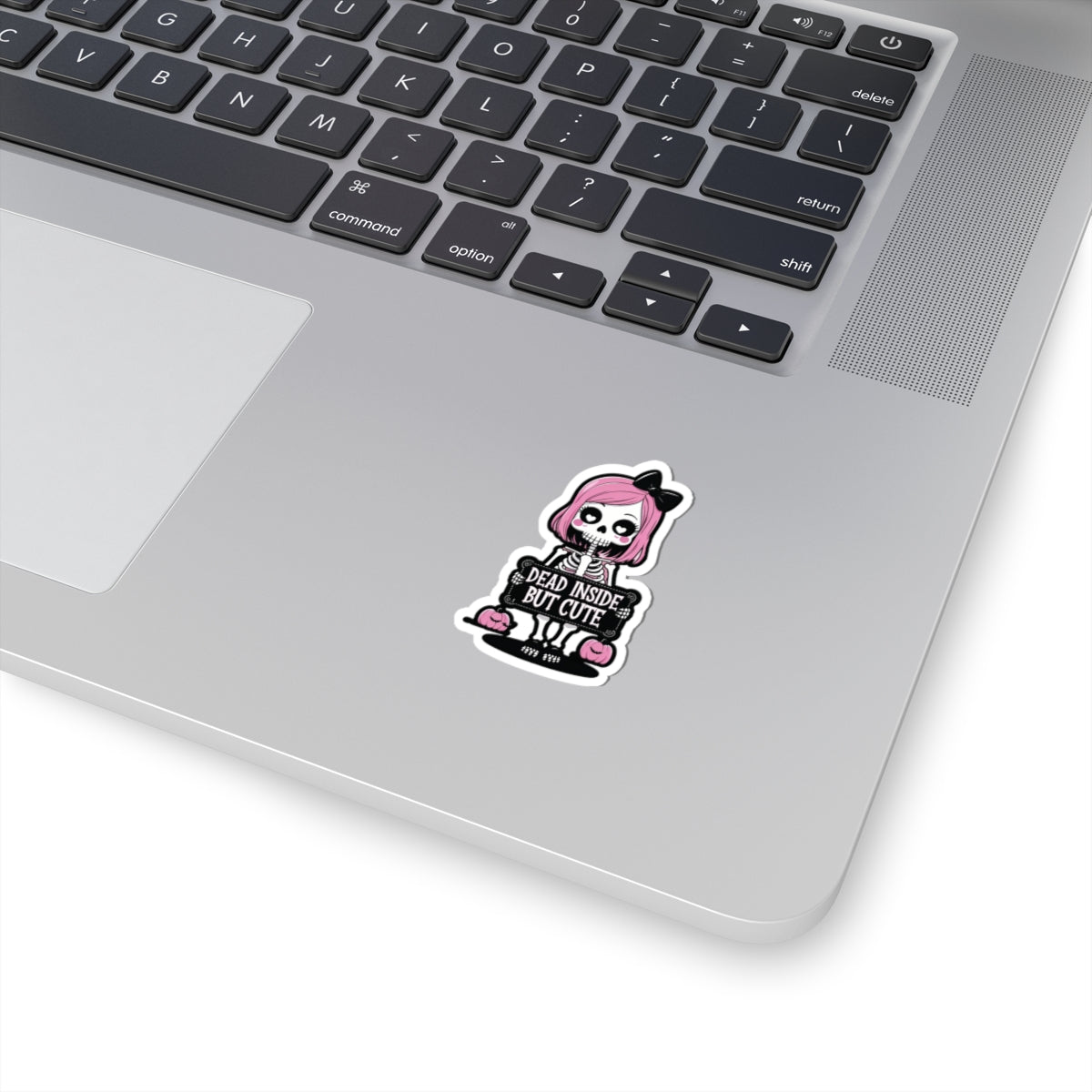 Kiss-Cut Stickers | Dead Inside But Cute | Halloween Decorations, Planner Accessories, Gift for Friends, Goth Aesthetic, Laptop Decor