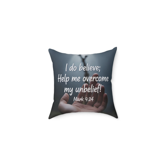 Inspirational Quote Pillow, Faith Decor, Home Gift, Religious Cushion, Motivational Throw Pillow, Unique Prayer Reminder