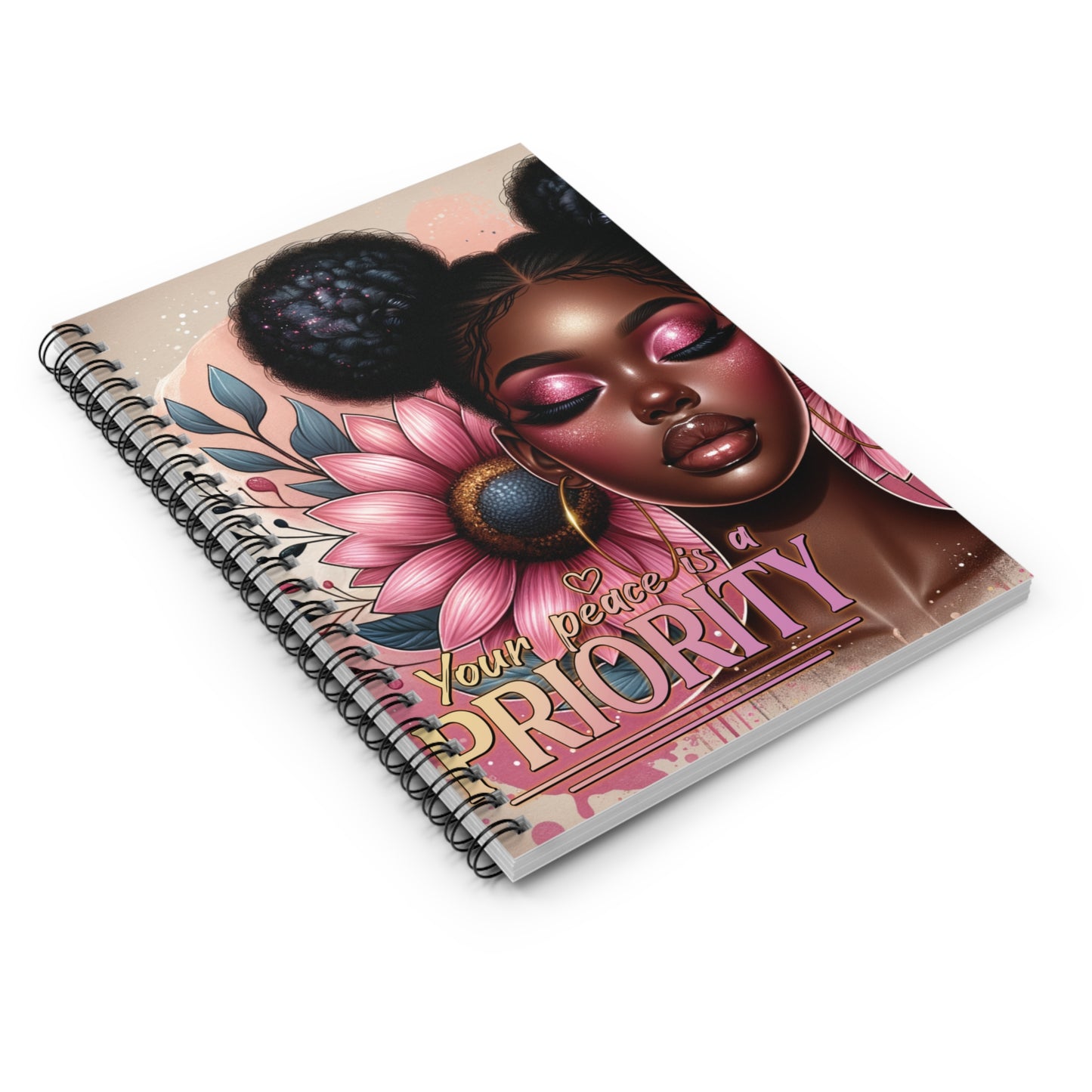 Spiral Notebook Black Woman Affirmation