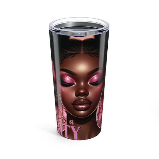 20oz Tumbler Positive Affirmation Black Woman