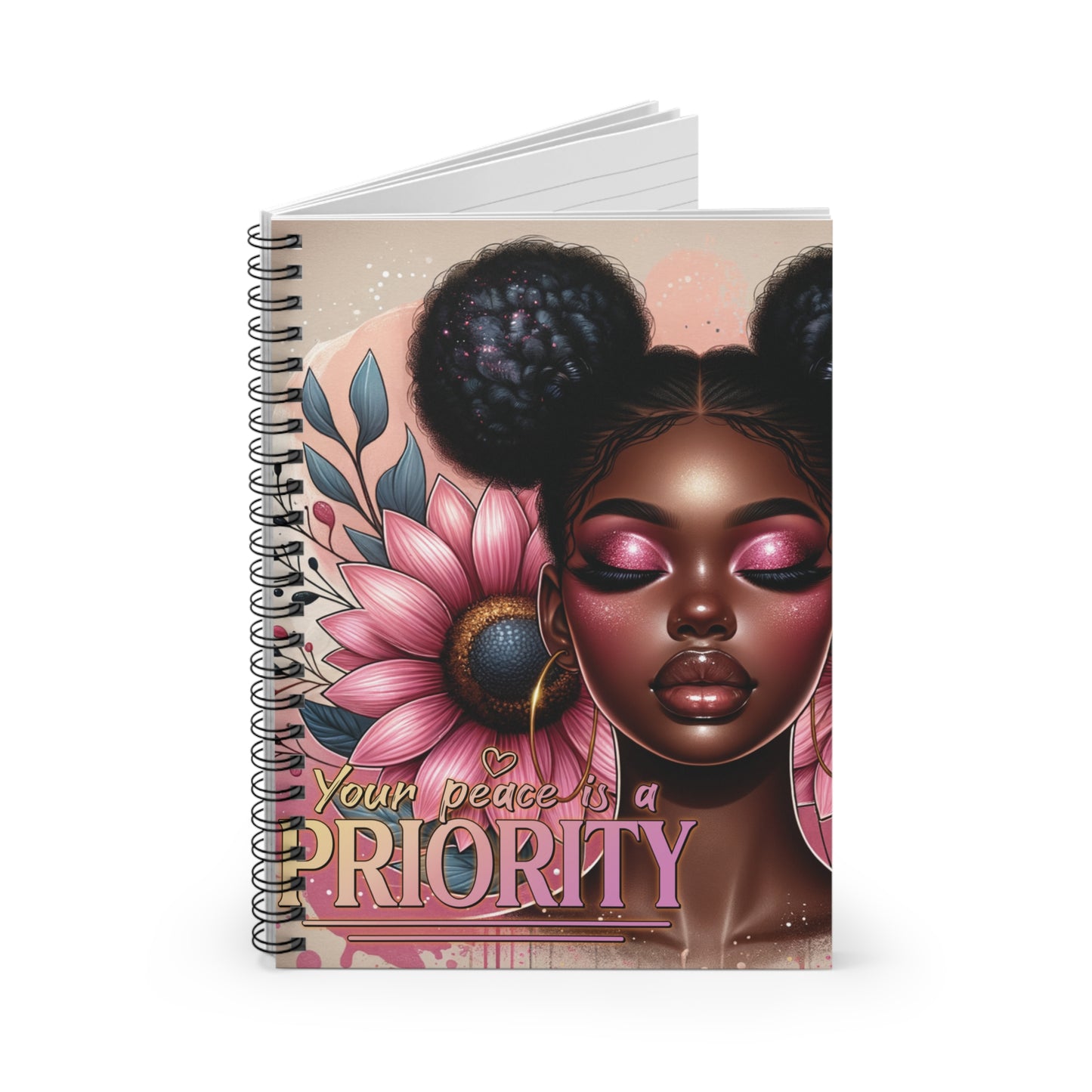 Spiral Notebook Black Woman Affirmation