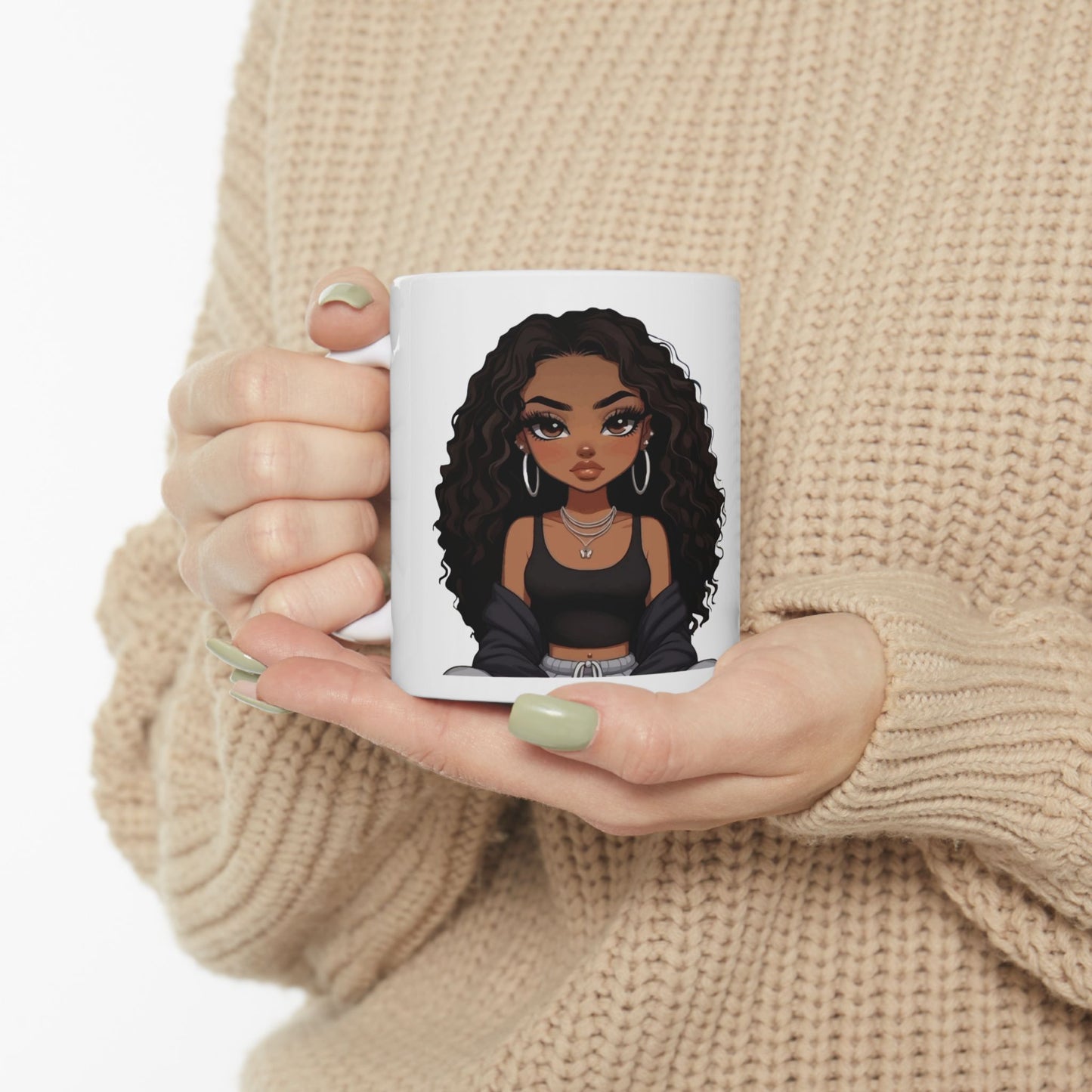 Betty Ann Ceramic Mug, Cute Gift for Her, Coffee Cup, Kitchen Decor, Holiday Present, Collectible Mug
