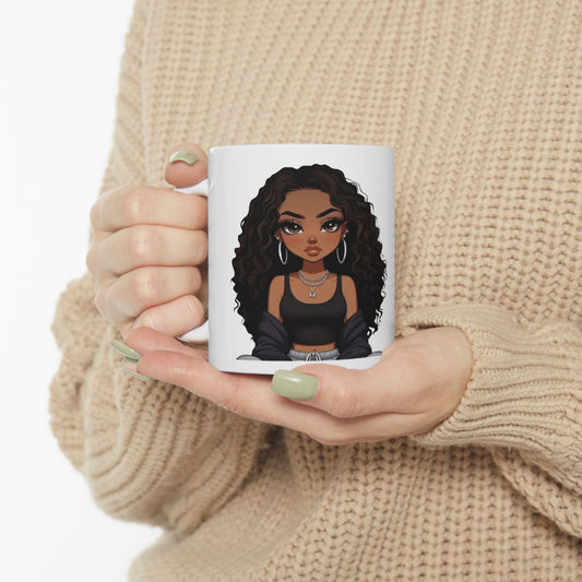 Betty Ann Ceramic Mug, Cute Gift for Her, Coffee Cup, Kitchen Decor, Holiday Present, Collectible Mug