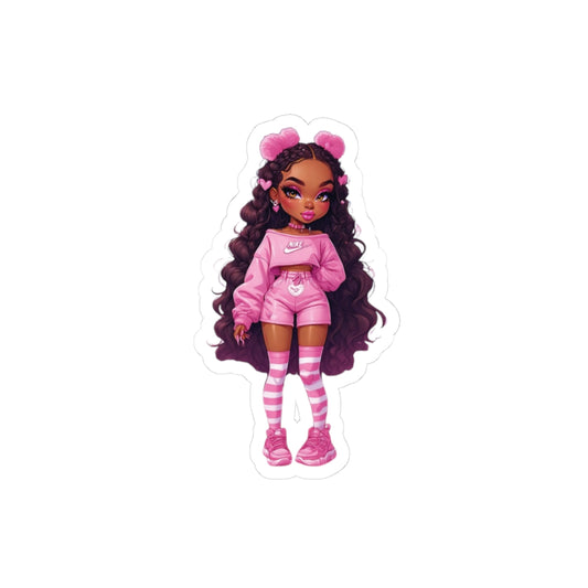 Roxie Staxx Doll Kiss-Cut Stickers, Laptop Decals, Collector's Stickers, Gift for Girls, Aesthetic Stickers