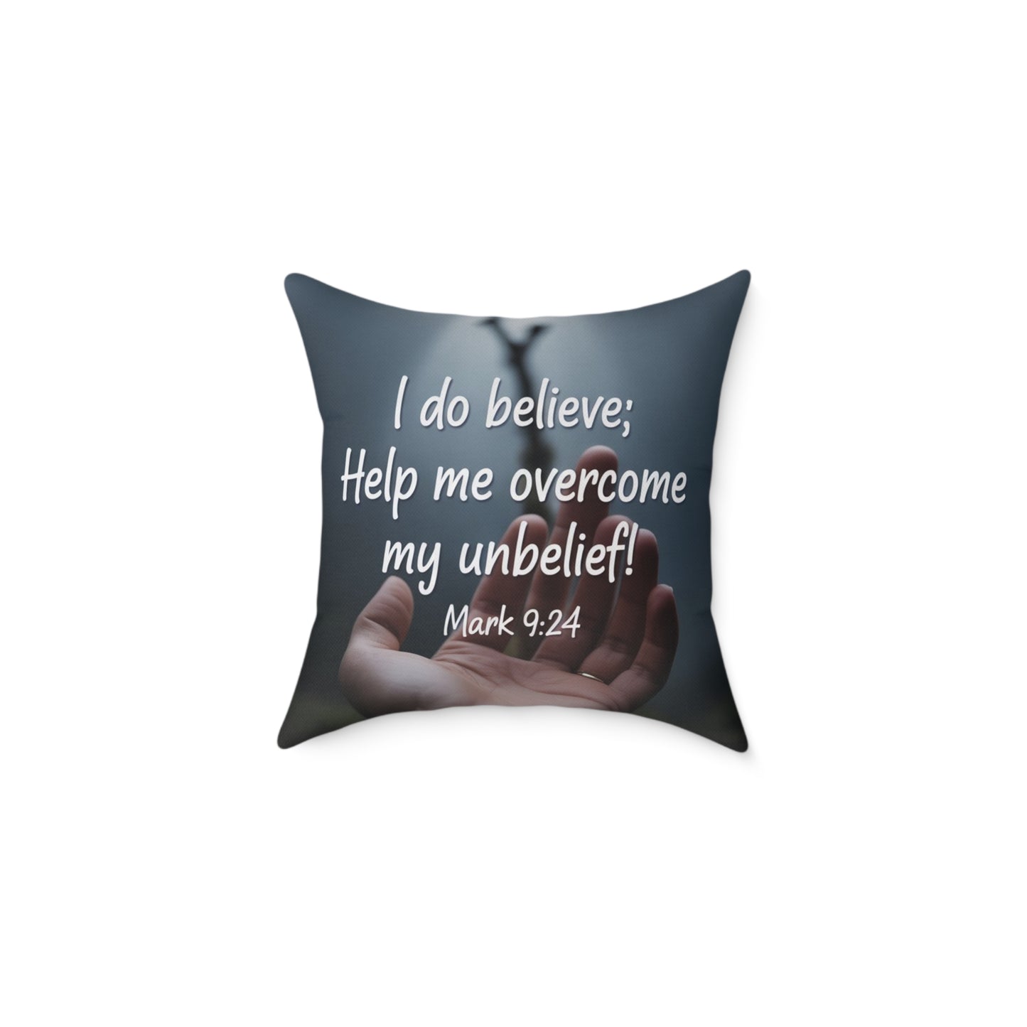 Inspirational Quote Pillow, Faith Decor, Home Gift, Religious Cushion, Motivational Throw Pillow, Unique Prayer Reminder