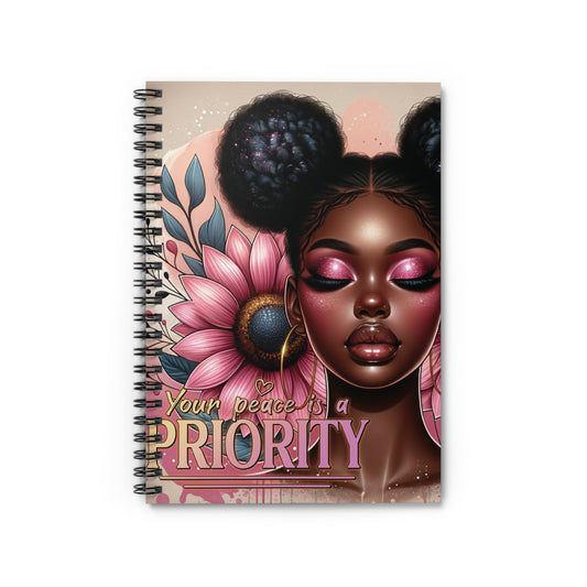 Spiral Notebook Black Woman Affirmation