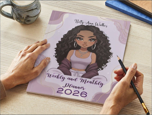 2026 Planner for Black Women: Monthly & Weekly Organizer - Perfect Gift for Wife, Sister, or Friend