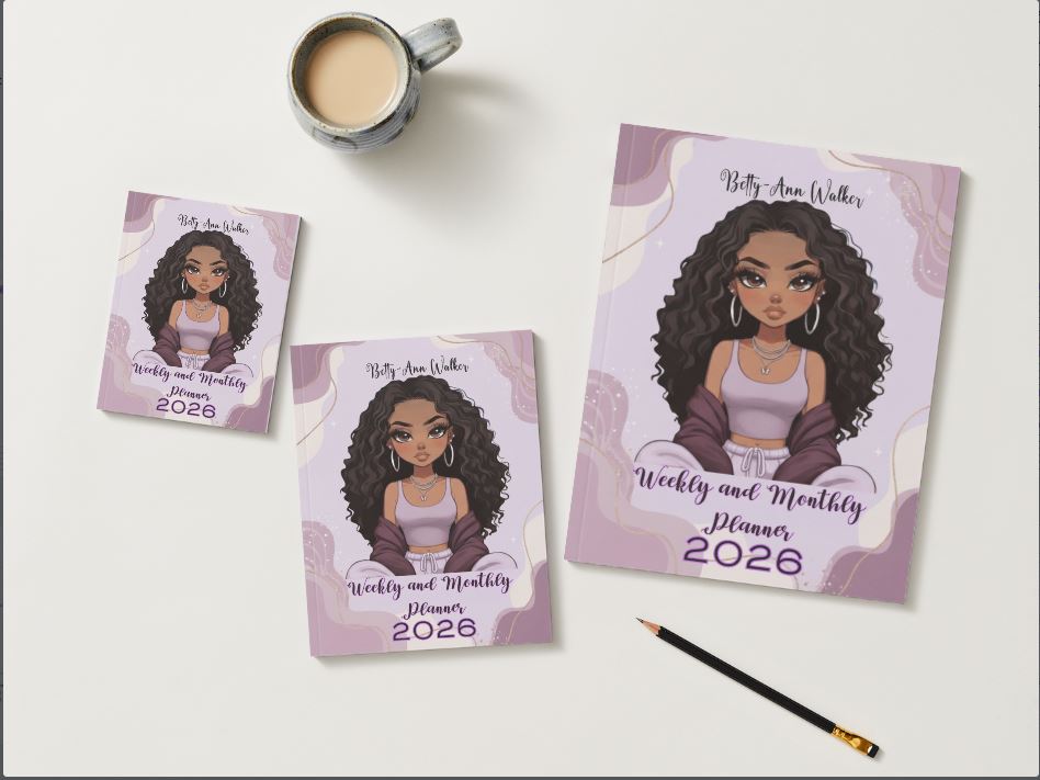 2026 Planner for Black Women: Monthly & Weekly Organizer - Perfect Gift for Wife, Sister, or Friend