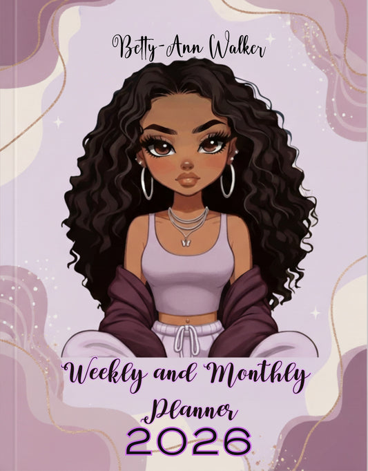 2026 Planner for Black Women: Monthly & Weekly Organizer - Perfect Gift for Wife, Sister, or Friend
