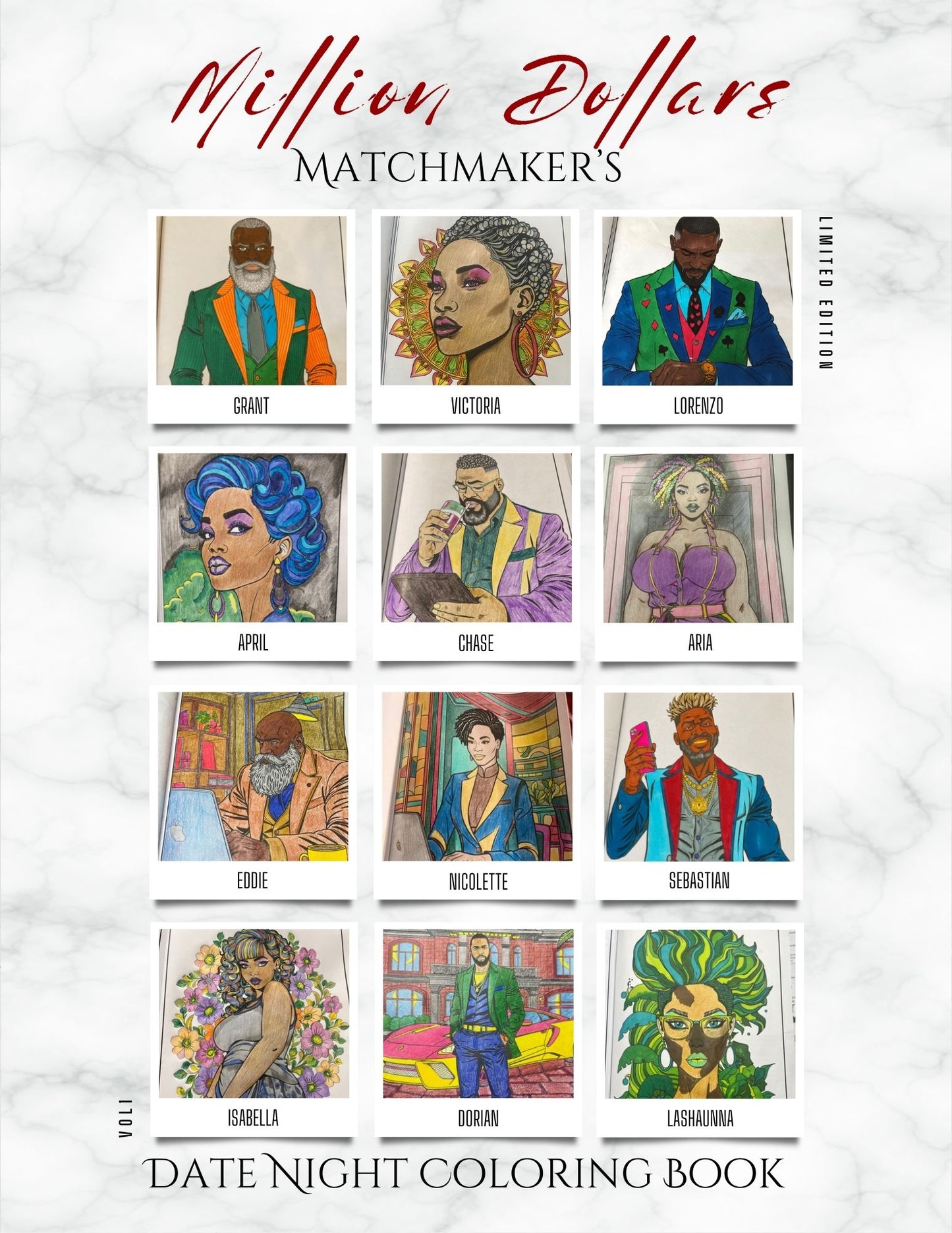 Million Dollar Matchmaker’s Date Night Coloring Book (digital product)