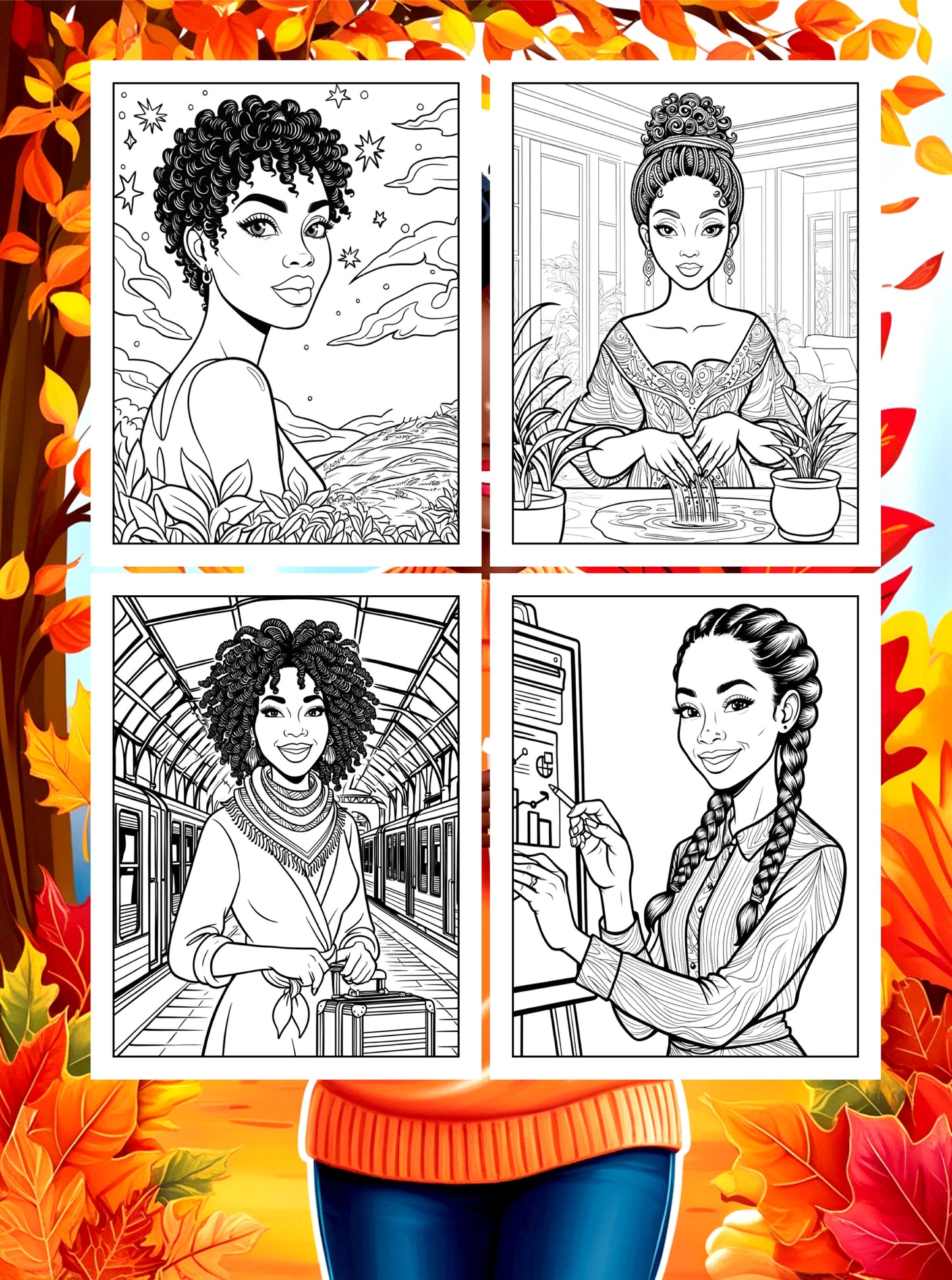 Glow Up & Color: Positive Affirmation for Black Women | 70 Portraits of Beautiful Black Women