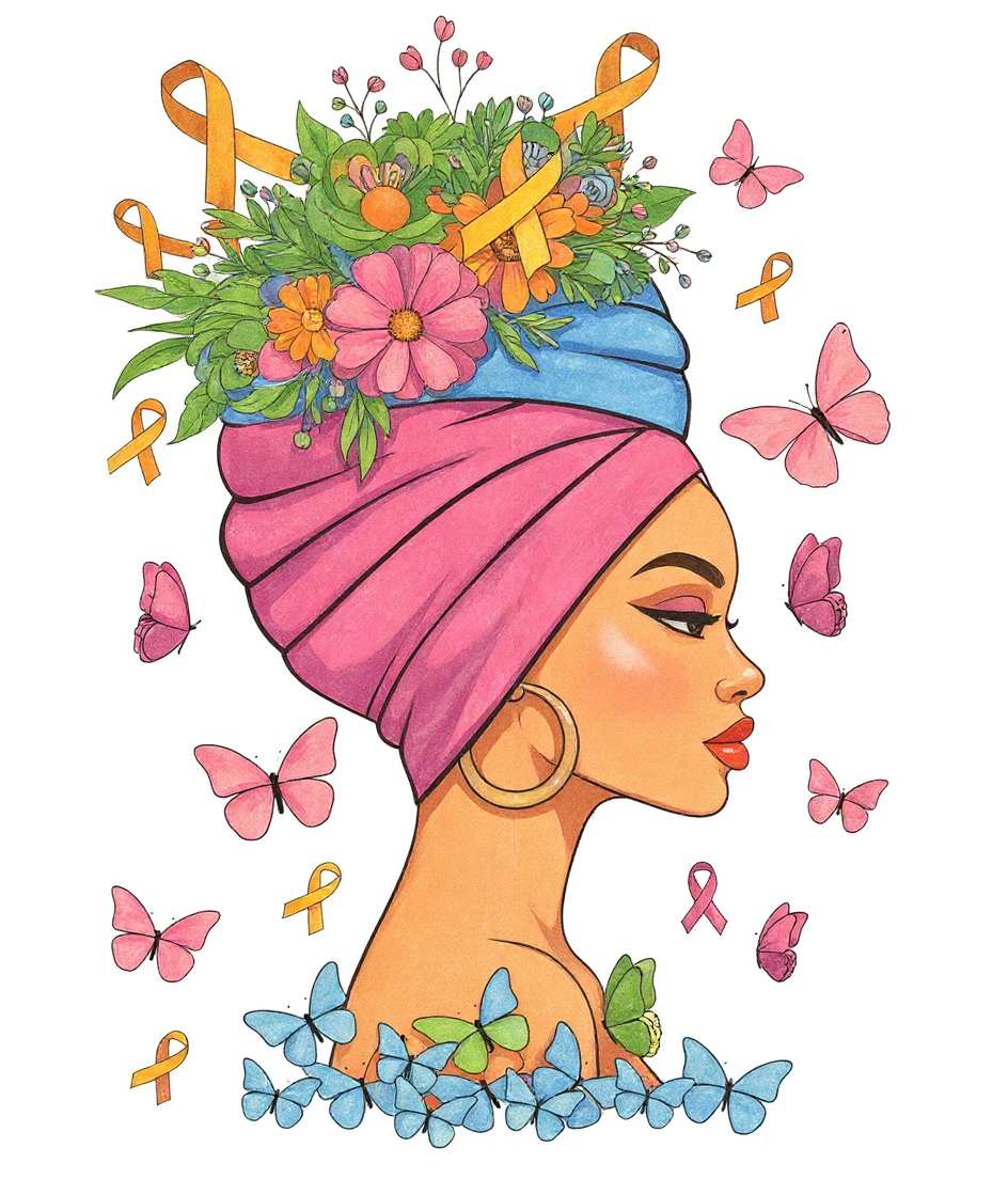 Hope Never Fear High-Res Breast Cancer Awareness Coloring Page (Digital Download)